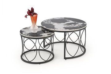 Комплект журнальних столиків ALEXANDRA 70x70 см HALMAR