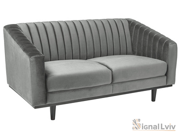 Диван Asprey 2 Velvet Серый SIGNAL