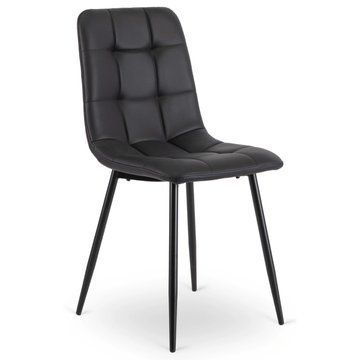 Обеденный стул MEBEL ELITE DALVIN Черный