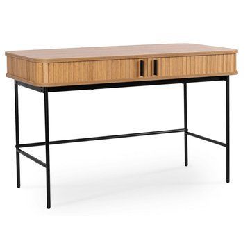 Письмовий стіл MEBEL ELITE TRISH 120 см Дуб