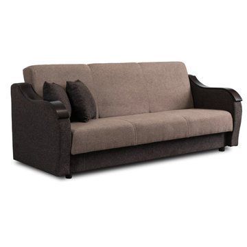 Раскладной диван MEBEL ELITE BLOOM Коричневый