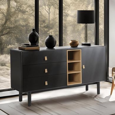 Комод MEBEL ELITE CASTILLO Черный