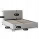 Кровать MEBEL ELITE MARSYLIA Welur 160x200 см Серый