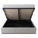 Кровать MEBEL ELITE MARSYLIA Welur 160x200 см Серый