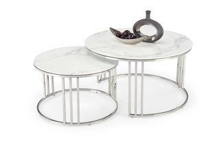 Комплект журнальних столиків MERCURY 2 80x80 см HALMAR