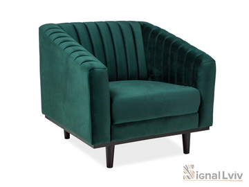 Кресло Asprey 1 Velvet Зеленый SIGNAL