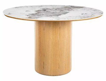 Стол RONDO CERAMIC Белый Пандоро/Дуб 120см SIGNAL