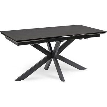 Стіл розкладний MEBEL ELITE BRUNO 160-240х90 см Чорний