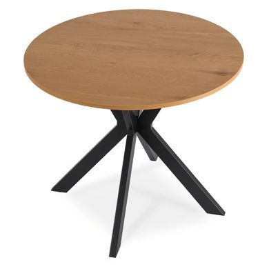 Обеденный стол MEBEL ELITE LAUREN 90 см Дуб золотой