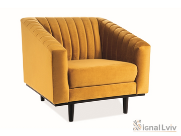 Кресло Asprey 1 Velvet Карри SIGNAL