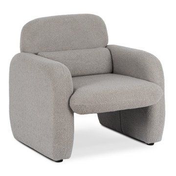 Кресло мягкое MEBEL ELITE TOGO Boucle Серый