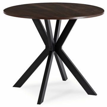 Обеденный стол MEBEL ELITE LAUREN 90 см Орех