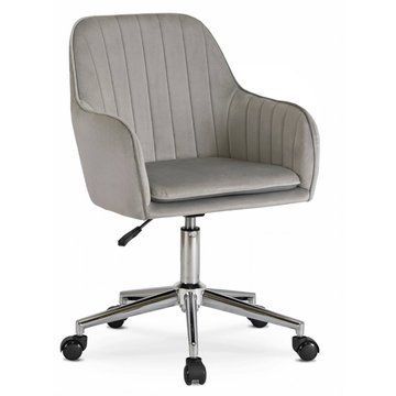 Офисное кресло MEBEL ELITE TOM Welur Серый