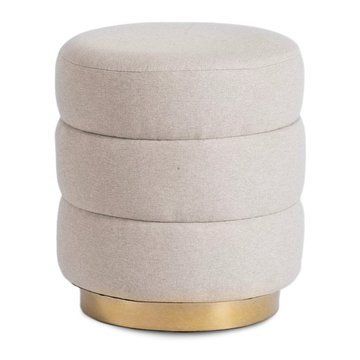 Пуф MEBEL ELITE AURA Бежевый