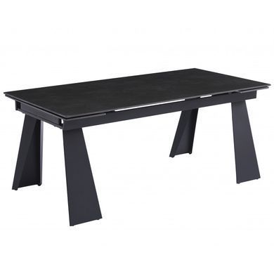 Стол INTARSIO раскладной ARNOLD CERAMIC 180(240)*90 Wic dark grey