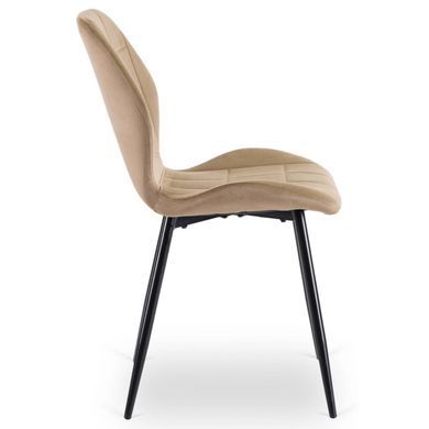 Стул MEBEL ELITE IRYS Бежевый велюр