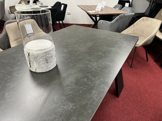 Стол INTARSIO раскладной ARNOLD CERAMIC 180(240)*90 Wic dark grey