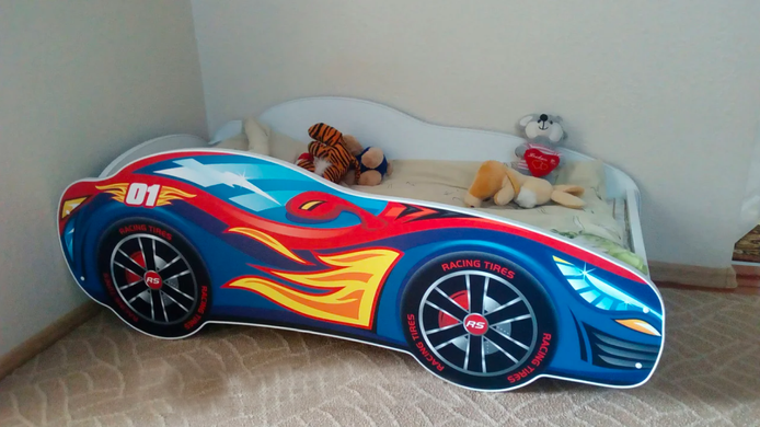 Ліжко дитяче Speed Синій 75x151 см HALMAR