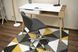 Стілець офісний Роккі, шкірзам сірий
