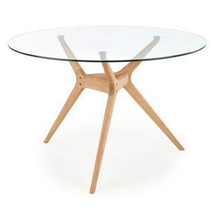 Стол Ashmore Прозрачный 120х120 см HALMAR