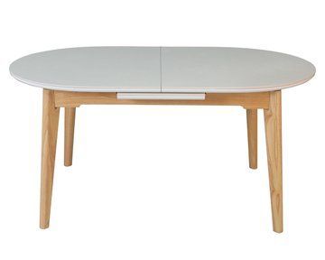 Стіл ALBERTO CERAMIC 160(200)*90 см Бежевий мат/Дерево