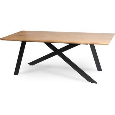 Стіл розкладний MEBEL ELITE HAMILTON 160-200х90 см Золотий дуб