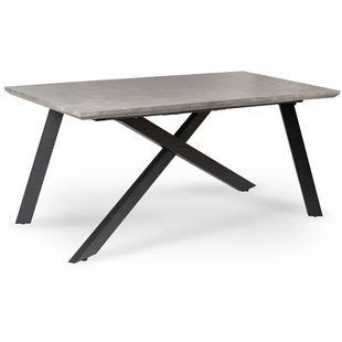 Стіл розкладний MEBEL ELITE HAMILTON 160-200х90 см Сірий бетон