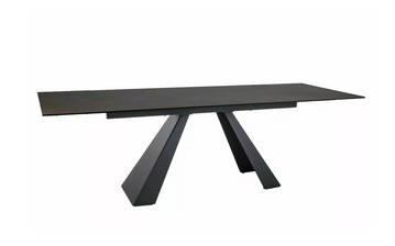 Стол Salvadore Ceramic OSSIDO BRUNO 160(240)х90 см Коричневый/Черный Мат SIGNAL