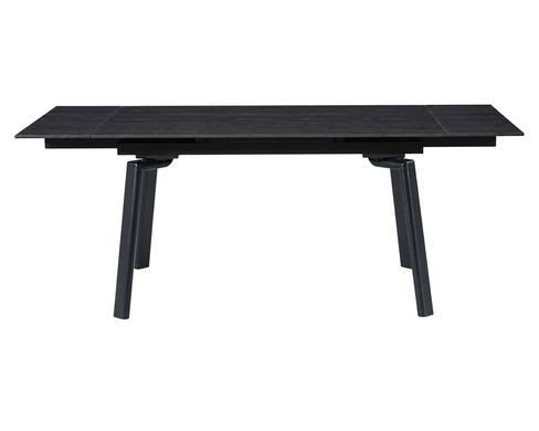 Стіл BELFORD CERAMIC 140(200)*80 чорний горіх/чорний