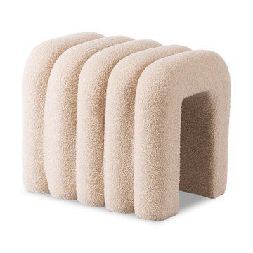 Пуф MEBEL ELITE PIKSEL Бежевый
