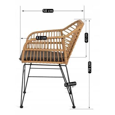 Стілець MEBEL ELITE MUSA Дерево