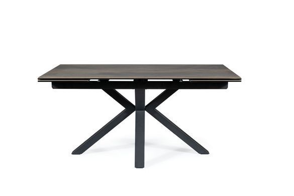 Стол обеденный Columbus Ceramic 160(240)X90 см Эффект Дерева / Черный мат SIGNAL