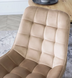 Стілець оксамитовий MEBEL ELITE RICK Velvet Бежевий