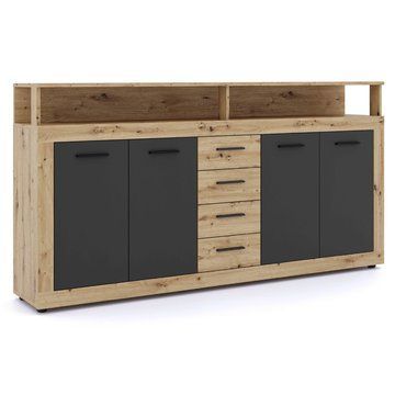 Комод MEBEL ELITE BLAGO 190 см Дуб артизан