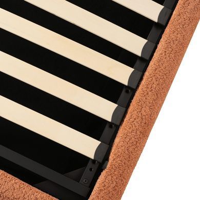 Ліжко MEBEL ELITE ROSSO Boucle 160x200 см Рудий