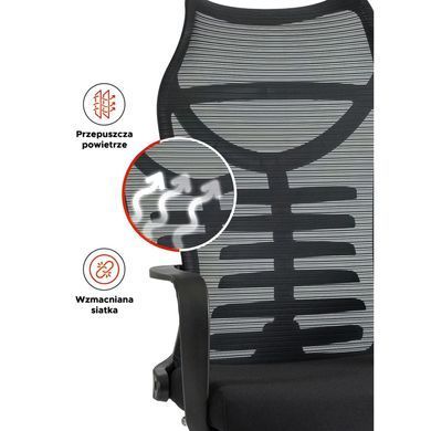 Офисное кресло MEBEL ELITE ACTON Черный
