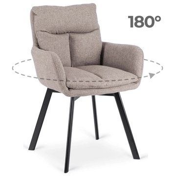 Обідній стілець поворотний MEBEL ELITE CORTADO Коричневий