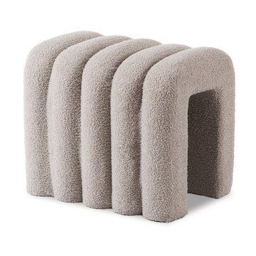 Пуф MEBEL ELITE PIKSEL Серый