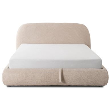 Ліжко MEBEL ELITE ROSSO Boucle 160x200 см Бежевий