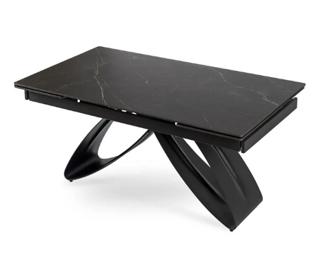 Стіл розкладний MEBEL ELITE LUIGI 160-240 смх91 см Чорний мармур