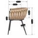 Стілець оксамитовий MEBEL ELITE EMPOLI Velvet Бежевий