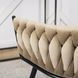 Стілець оксамитовий MEBEL ELITE EMPOLI Velvet Бежевий