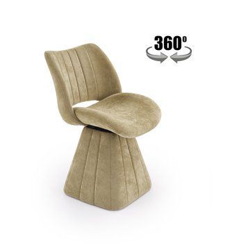 Крісло поворотне HALMAR K-613 оливковий, тканина MALOY 69