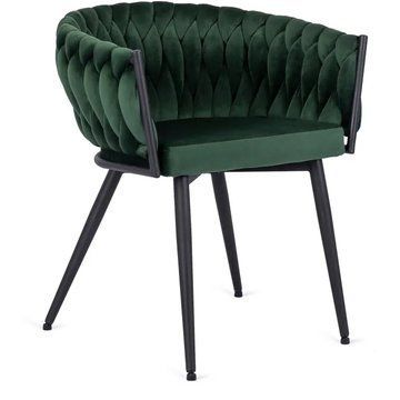 Стілець оксамитовий MEBEL ELITE EMPOLI Velvet Зелений