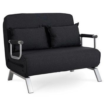 Раскладной диван MEBEL ELITE BART 2 Черный