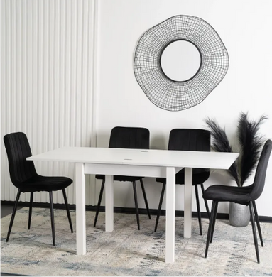 Стол раскладной MEBEL ELITE MAX 80-160х80 см белый