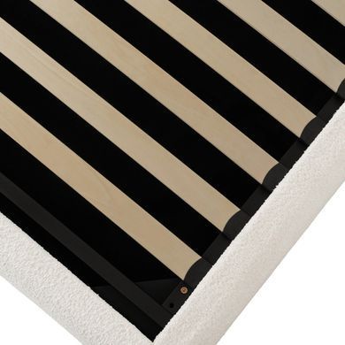 Ліжко MEBEL ELITE ROSSO Boucle 160x200 см Кремовий