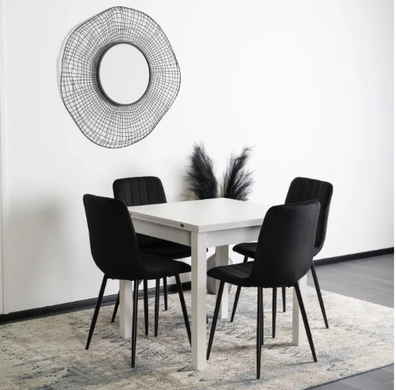 Стол раскладной MEBEL ELITE MAX 80-160х80 см белый