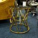Журнальний столик Clark Золотий 50х50 см SIGNAL