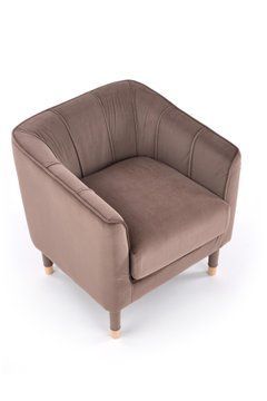 Кресло Baltimore Velvet Серый HALMAR